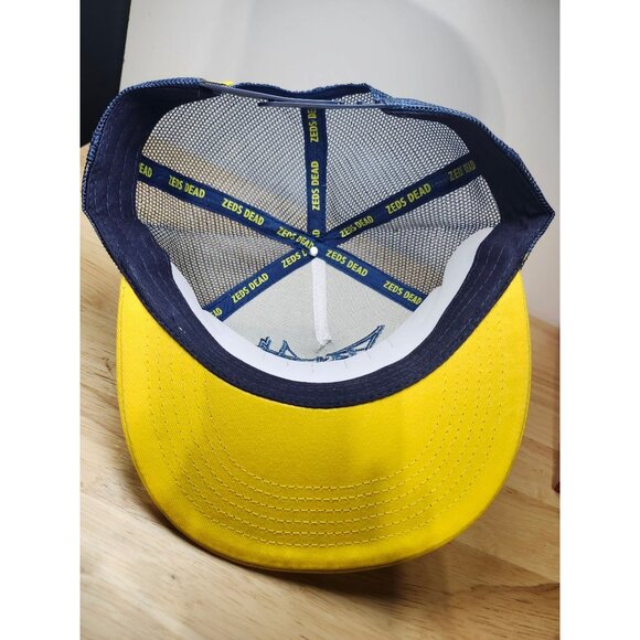 Zed's dead hat yellow/ navy - Picture 2 of 3